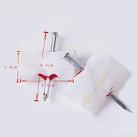 2/5pcs New Fake Nail Through Finger Prank Toy Kids Novelty Magic Friend Halloween Scare Trick Joke Toy Practical Fool Jokes Gags