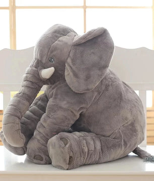 Lusy Store LLC Large Elephant Plush Toy – Soft Stuffed Pillow & Cushion (16in/24in) | Lusy Store Stuffed Animal