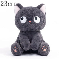 Funny Three Poses Fat Black Cat Plush Stuffed Animals For Boys and Girls Children Gift B-23cm CHINA