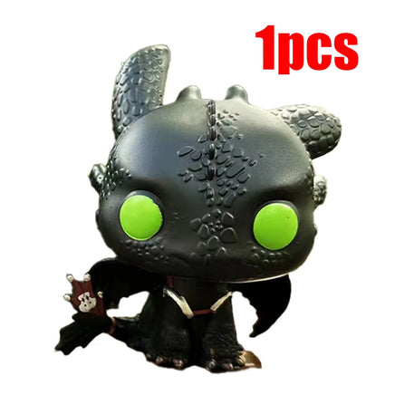 FUNKO How To 686# Train Your Dragon Toothless Light Fury 687# Figure Model Toy 10cm PVC Doll Collection Toys for Children Gifts‘ Lusy Store