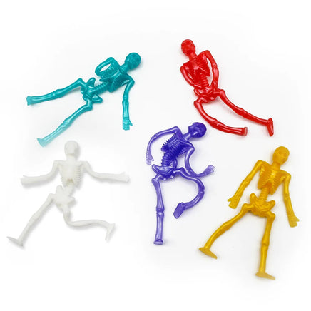 15/25PCS Stretchable Skeleton Man Party Favors for Kids TPR Soft Rubber Zombie Horror Doll Stress Relief Toy Halloween Gifts