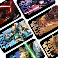 Amine S-Star-W-Wars Anime Cartoon Bear Skin Sticker Film Tape Case For Big Credit Debit Card Front Side Lusy Store