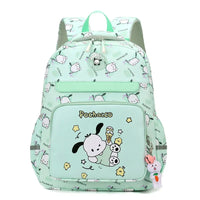 Hello Kitty Cartoon Printed Student School Bag Female Large Capacity Children's Night Reflective Casual Simple Backpack B