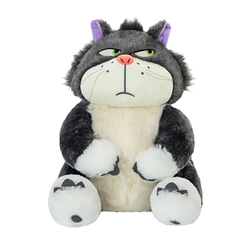 Lusy Store LLC Cinderella Lucifer Cat Plush Toys Soft Anime Cartoon Princess Stuffed Animals Gifts Plush