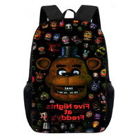 Game F-five N-nights at F-freddy's Child School Backpack with Lunch Bags ,Pencil Bags ,School Bags for Boys Girls XHOO3-SB-0101-A8