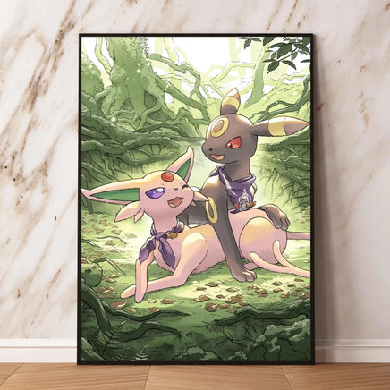 Pokemon Canvas Prints Wall Art Home Classic Children's Bedroom Decor Gifts Kid Action Figures Modular Painting Cartoon Character Lusy Store