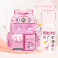 Cinnamoroll Large-Capacity Cartoon Children'S Backpack Kuromi My Melody Pochacco Cute Anime Children'S School Bag Set Large size C2