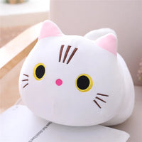 Lusy Store LLC Cute Soft Cat Plush Pillow Sofa Cushion Kawaii Plush Toy Stuffed Animal Gift Plush