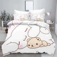Sanrio, Hello Kitty 3D Children'S Printed Cute Cartoon100% Polyester Bedding Set Duvet Cover Set Bedding Sets Anime Home 9