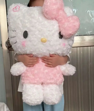 Lusy Store LLC Big Size Hello Kitty Plush Toy Stuffed Anime Cat Doll Xmas Gifts Plush