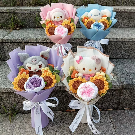 Sanrio Crochet Flower Bouquet