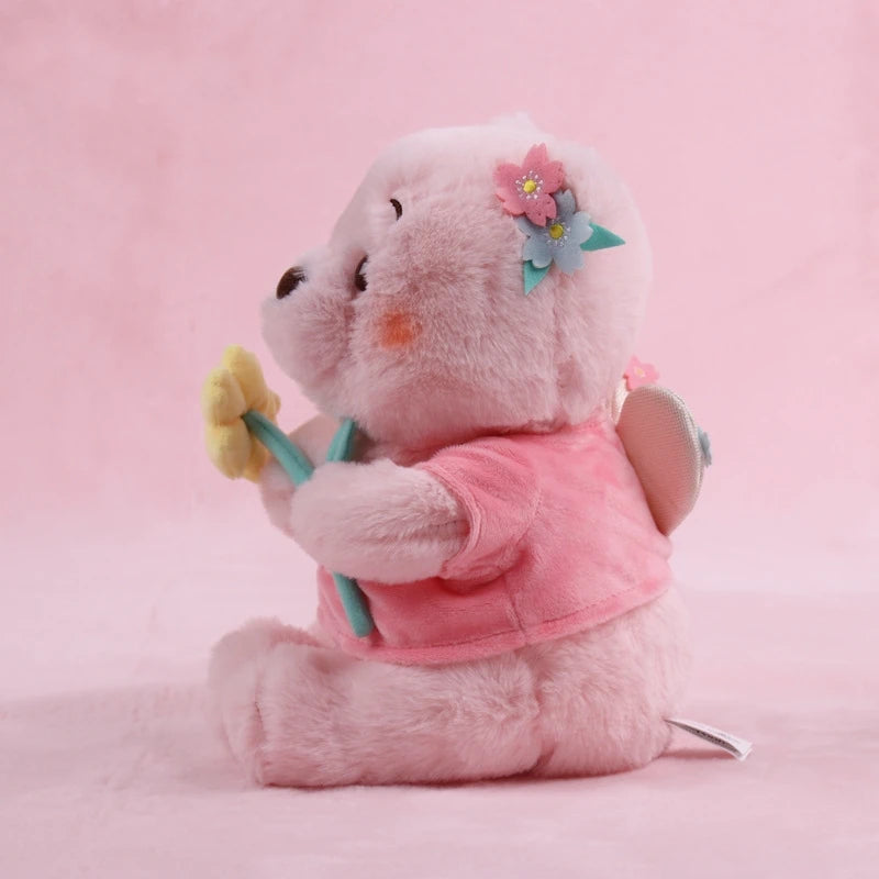 Lusy Store LLC Pink Sakura Winnie Bear Hom Decor Stuffed Dolls Cartoon Animals Plush Toys Cute Perfumed Plush Bear Dolls Stuffed Animal