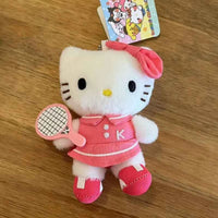 Hello Kitty Plush Sanrio Plushies Bags Toys Pendant Decorations Kawaii Plush Kitty Cat Accessories Keychain Girl Lovely Gift