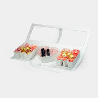 Mother's Day MOM Fillable Letter Shaped Gift Packaging Boxes Empty Present Boxes White with Window 45x15.3x5.2cm