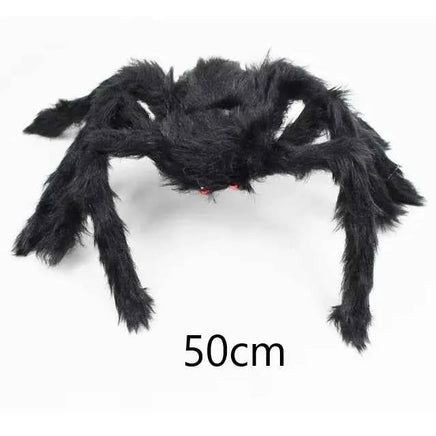 Halloween Decoration Prop Spider Horror Halloween Decoration Party Prop Outdoor Giant Spider Decoration 30-200cm Black Spider Approx 50cm