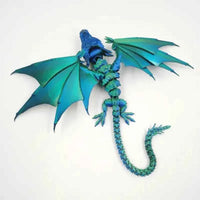 Flying Dragon With Joint Model, Dragon Creative Collection Aquarium Decoration, Home Decoration Room Decor Halloween Gifts