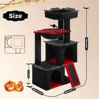 Large Cat Tree & Condo for Indoor Cats D as picture