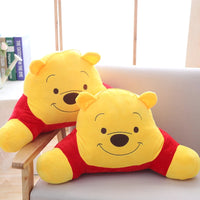 Lusy Store LLC Winnie The Pooh Plush Pillow &ndash; Soft Lumbar Seat Cushion &amp; Bedside Backrest Pillow