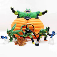 Lusy Store LLC 7pcs/set Dragon Ball Z Cell Figure Perfect Cell PVC Action Figures Collection Model Toys Gifts Action Figure