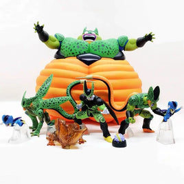 Lusy Store LLC 7pcs/set Dragon Ball Z Cell Figure Perfect Cell PVC Action Figures Collection Model Toys Gifts Action Figure