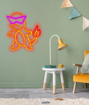 Lusy Store LLC Firedragon Neon Sign for Game Room Man Cave Bar Kids Bedroom Wall Decor USB Powered Gift For Kids Neon Sign