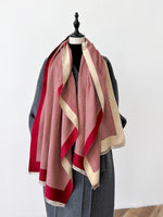 Lusy Store 2024 Winter Women Cashmere Scarf Thick Warm Pashmina Shawls Wraps Floral  Jacquard Lady Blanket Echarpe Bufanda Female New 
