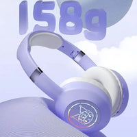 Kuromi Bluetooth Headphone Wireless Headsets Anime Cartoon Stereo Cinnamoroll Headset Earphone with Mic Fashion Gifts