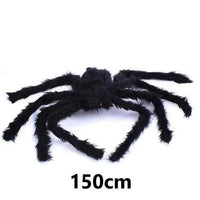 Halloween Decoration Prop Spider Horror Halloween Decoration Party Prop Outdoor Giant Spider Decoration 30-200cm Black Spider Approx 150cm