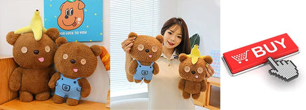 Adorable 40CM Plush Doll - Perfect for Kids' Rooms and Gifts - Lusy Store LLC 
