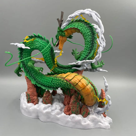 24cm Dragon Ball Anime Figure Shenron Figure Goku And Shenron Figurine Model Pvc Statue Doll Collection Room Toy Gifts Lusy Store