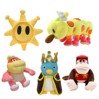 Lusy Store LLC 25 Styles Mario Plush Toys Luigi Princess Peach Toad Diddy Kong Koopa Troopa Bowser Jr Anime Stuffed GIfts Plush