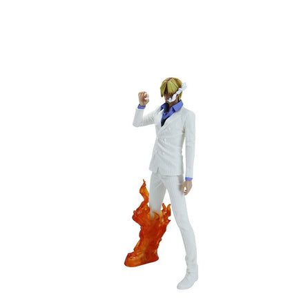 Lusy Store LLC One Piece Series Handheld White Suit Exquisite Model Ornament Action Figure