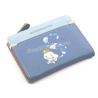 Cute Cinnamoroll Wallets Women Coin Purse Cartoon Sanrios Anime Pu Casual Money Bag Clutch Card Holder Wallet with Buttons Gift kt1086