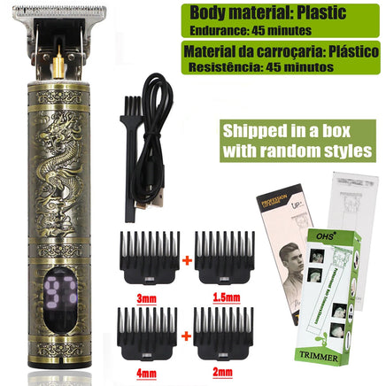 T9 Hair Clipper Repair Beard Shaving Body Hair Trimmer Clippers Electric Machine Men Haircut Machine 0mm Barber Shaver Lusy Store