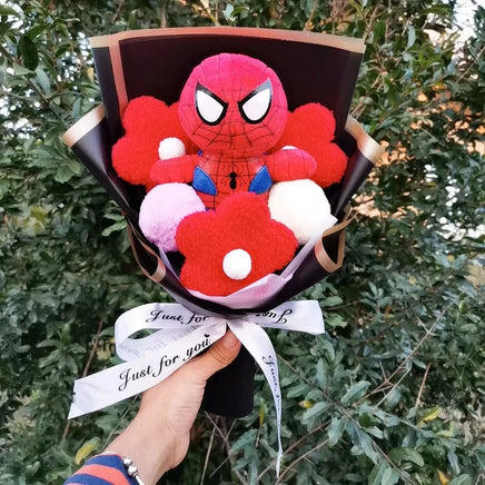 Party Anime Sitting Bear Minnie Mickey Cartoon Hand Office BouquetKids Birthday Valentine's Day Halloween Hallowmas Gift 8 Without LED