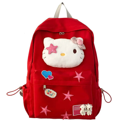 Sanrio Hellokitty Kuromi My Melody Pom Pom Purin Anime Backpack Cute Schoolbags Cartoon Shoulder Bag Birthday Gift for Friend Lusy Store
