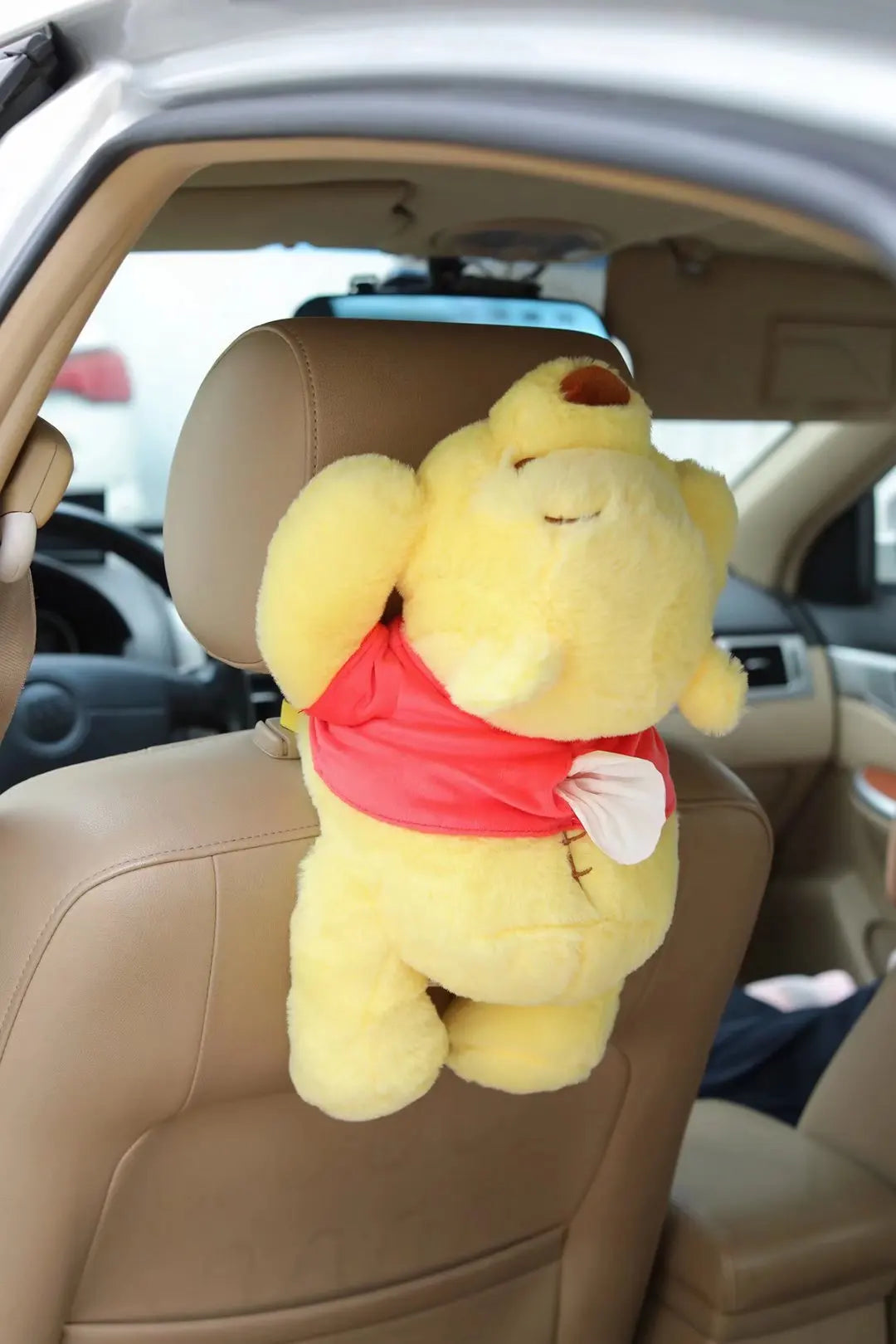 Lusy Store LLC Winnie the Pooh Plush Doll Kawaii Bear Lovely Car Decor Stuffed Doll Sofa Cushion Bedside Pillow Gift Plush