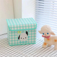 Sanrio Desktop Storage Box Hello Kitty Cinnamoroll Kuromi Toy Organizer Basket Sundries Underwear Cosmetic Stationery Organizer Pochacco