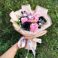 Hello Kitty Bouquet Anime Kuromi My Melody Plush Toys Kawaii Christmas Girl Valentine's Day Birthday Gifts