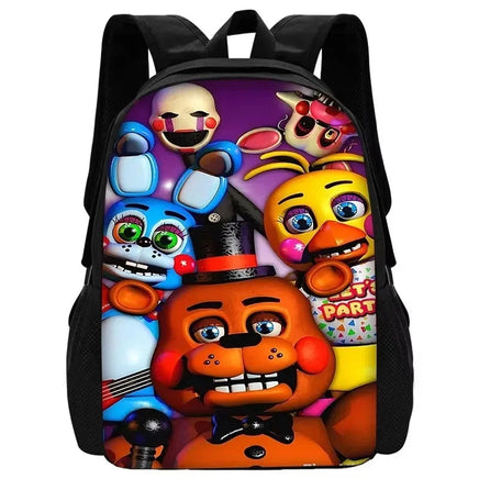 Cartoon Five Night At Freddy Child School Backpack With Shoulder Bag Pencil Bags School Bags for Boys Girls Best Gift XHOO4-SB-145-A5