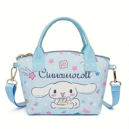 Lovely Sanrio Cinnamoroll Hello Kitty Tote Handbag Stylish Versatile with Adorable Kuromi Mymelody Prints Perfect Shoulder Bag cinnamoroll