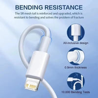 35W PD Original Fast Charging USB Cable for iPhone 14 8 7 Plus 13 12 11 Pro XS Max XR X USB C Rapid Charger Cable 1m 1.5m 2m 3m Lusy Store
