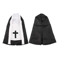 Cat Halloween Costumes Cats and Dogs Cross-dressing Funny COS Small and Medium-sized Pet Photo Props Funny Costumes Supplies BLACK
