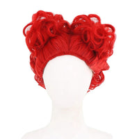 Girl Princess Elsa Anna Wig Kid Halloween Party Carnival Disguised Belle Wednesday Mermaid Rapunzel Aurora Snow White Ariel Hair Red Queen