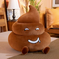 Funny Poop Plush Toy Stuffed Halloween Children Gifts Strange Poop Pillow Home Decor 25cm A