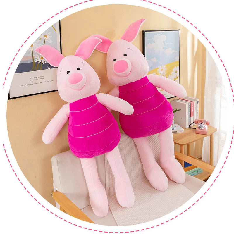 Pink Piglet Plush Toys Winnie The Pooh Cute Stuffed Anime Plushie Big Piggy Doll Gifts