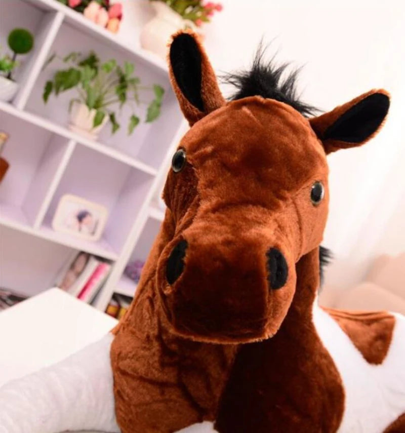 Lusy Store LLC Simulation Animal Horse Plush Toy Prone Horse Doll For Birthday Boys Gift Gift Plush