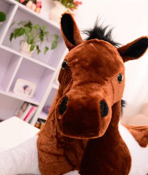 Lusy Store LLC Simulation Animal Horse Plush Toy Prone Horse Doll For Birthday Boys Gift Gift Plush