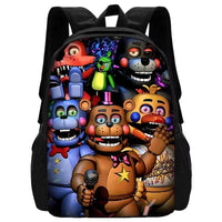 Cartoon Five Night At Freddy Child School Backpack With Shoulder Bag Pencil Bags School Bags for Boys Girls Best Gift XHOO4-SB-145-A3