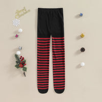 Pudcoco Halloween Striped Tights Leggings Cosplay Costume Christmas Stockings for Girls Halloween Party Favors